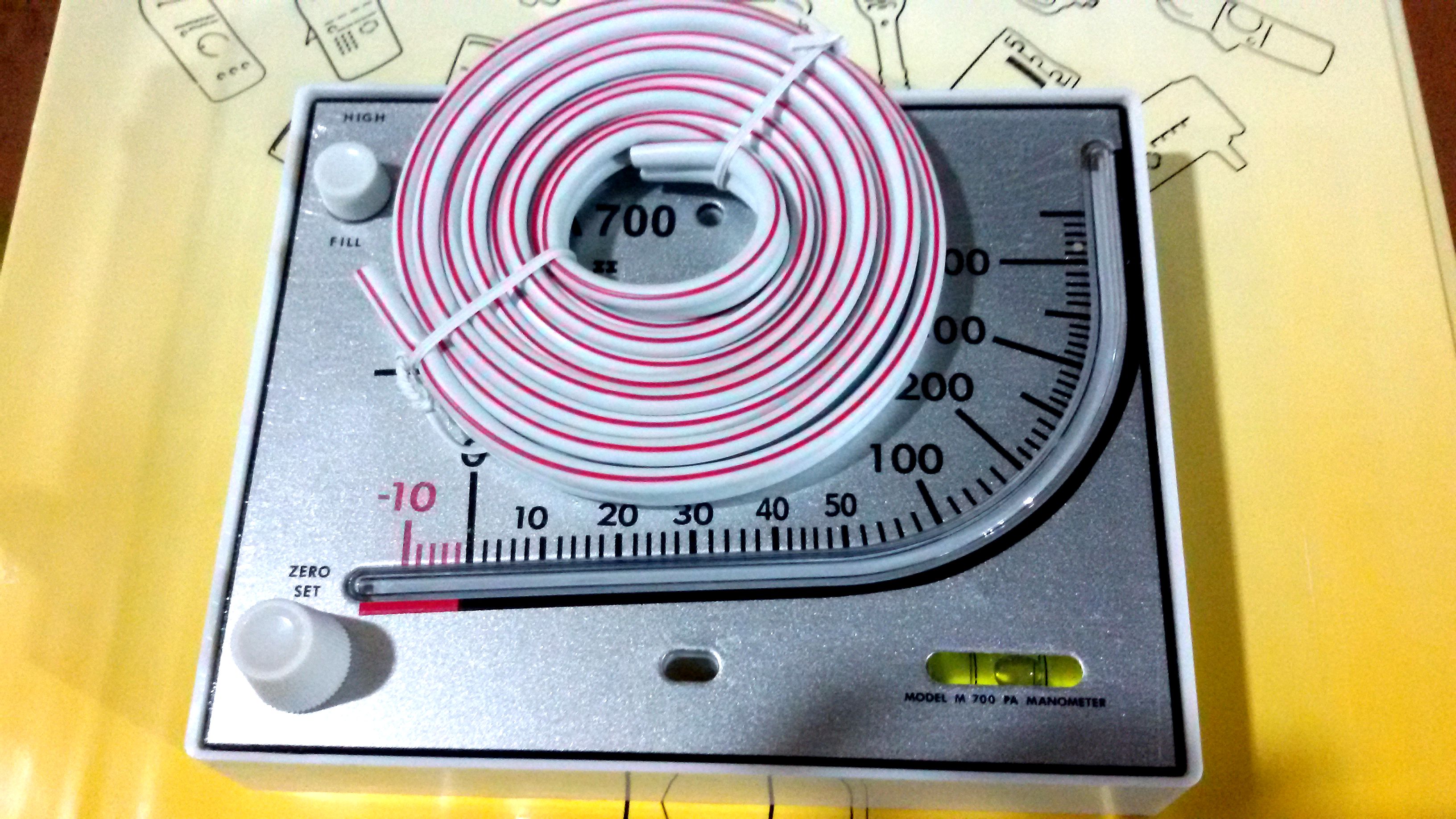 Mark II M-700Pa红油差压表，红油压力表，红油U型压差计图片