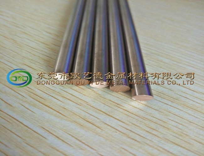 高硬度电极铜钨棒 耐高温CuW70钨铜棒