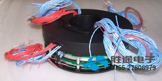 胜途电子定制导电滑环 惯性转台滑环 卷线机导电滑环图片