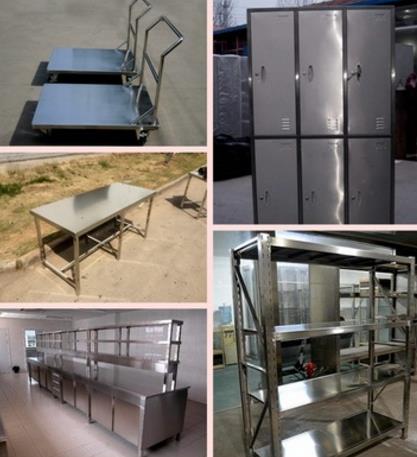 不锈钢工作台 不锈钢工作桌 不锈钢柜 不锈钢试验台 不锈钢制品图片
