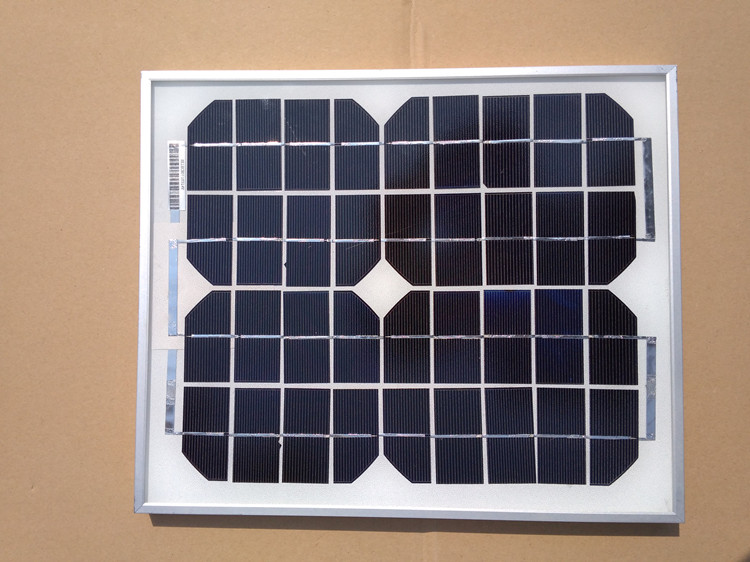单晶硅10W18v太阳能电池板由厂家供货