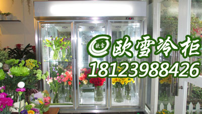 浙江杭州有没有供应三门鲜花保鲜柜展示柜直销图片