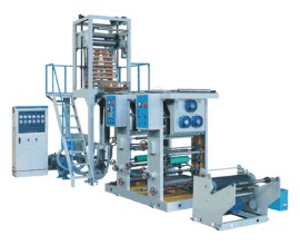 温州市螺杆塑料吹膜机厂家螺杆塑料吹膜机 本厂专业生产 吹膜印刷机（柔版）柔版印刷机
