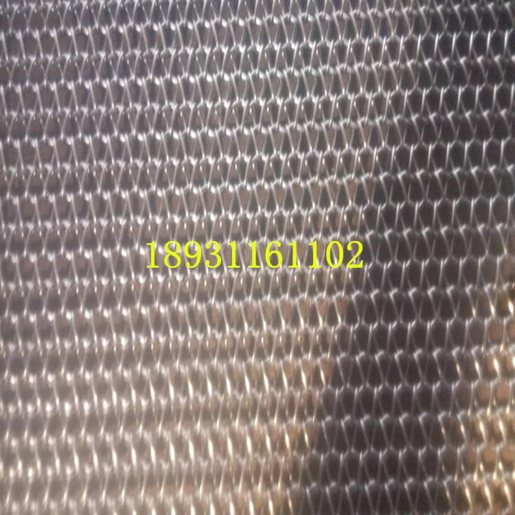 不锈钢金属螺旋网带厂家 金属挡板传送带 输送线网带图片