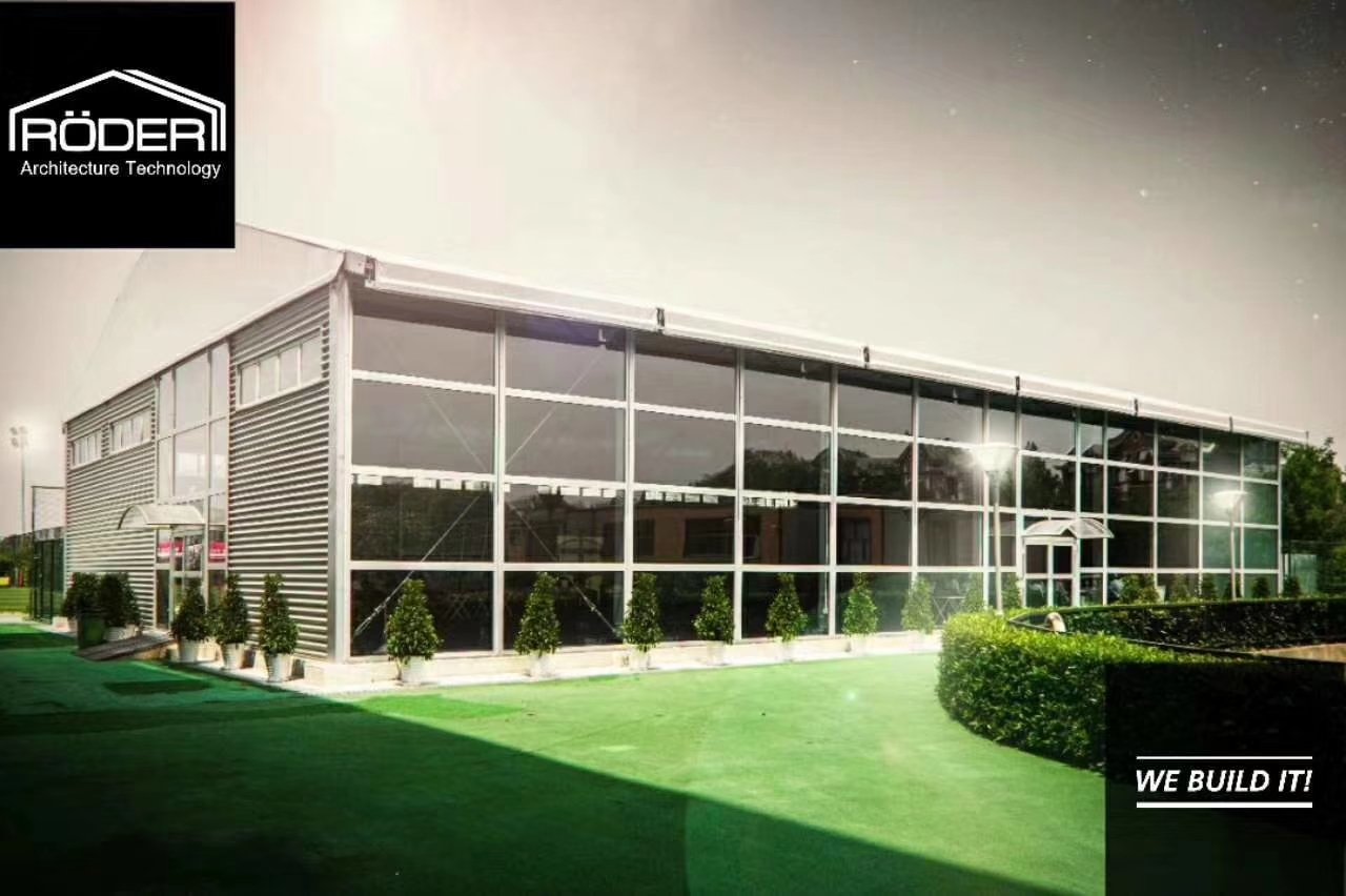 上海西华国际学校综合训练馆 可移动铝合金装配式学校体育场馆建