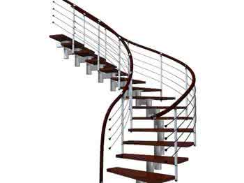 厂家直销定制楼梯 实木钢木楼梯 玻璃 复式跃层 旋转踏步扶手图片
