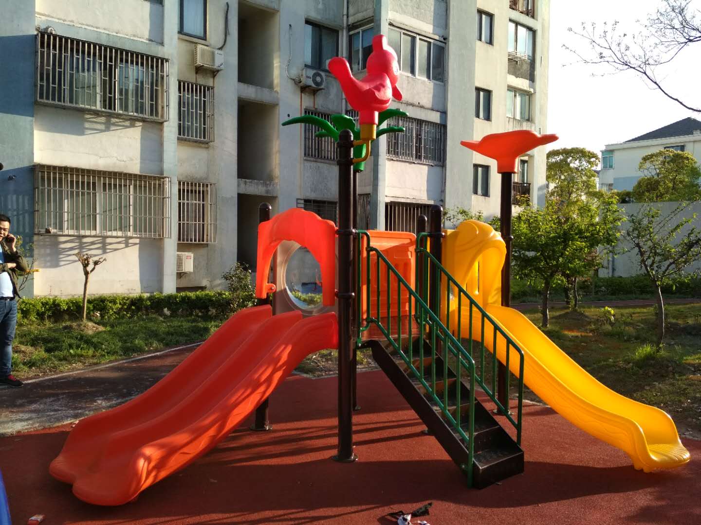 儿童组合滑梯生产厂家上海凯奇玩具游乐设施
