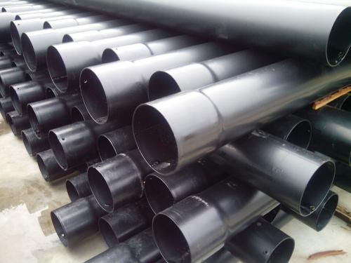 安徽广德 黑色扩口热浸塑钢管生产厂家北京现货销售规格齐全