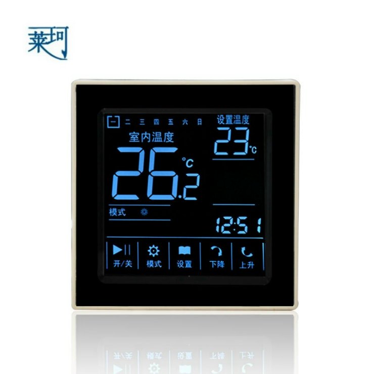 D303电采暖触摸屏液晶温控器