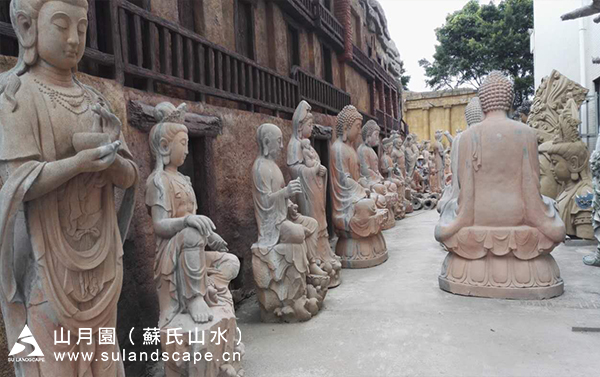 佛雕艺术 景观雕塑 摩崖石刻 山月园供应图片