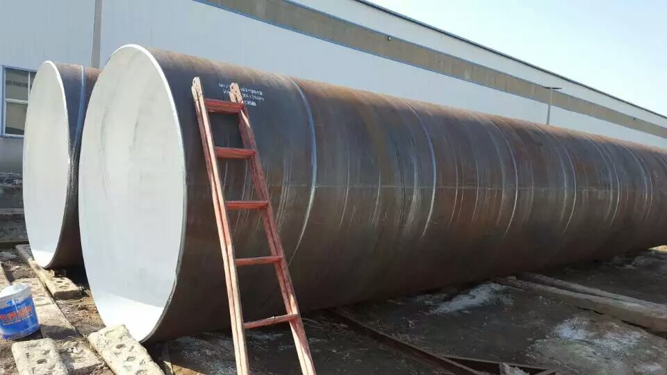 沧州大口径厚壁钢管螺旋钢管-厂家--大口径3PE螺旋钢管--TPEP饮用水防腐钢管图片