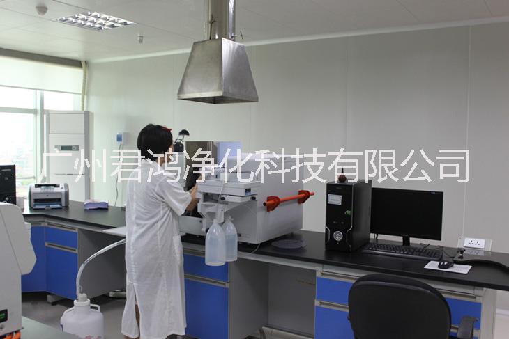 石基钢木实验台厂家 石基实验台厂家 广州君鸿实验室家具制造商图片