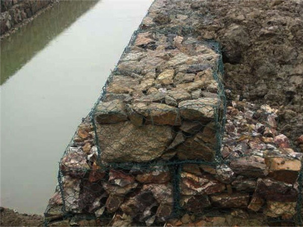 格宾石笼挡墙护岸、镀锌铝合金格宾石笼网