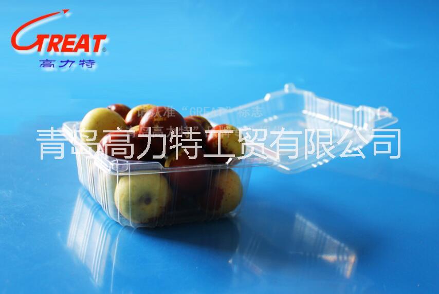 高力特一次性透明水果盒冬枣盒草莓树莓樱桃西梅车厘子包装盒 加厚厂家直销