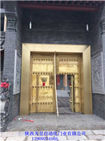 西安别墅铜门 铜门安装方法图片