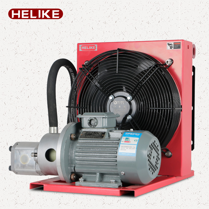厂家直销铝合液压站油泵金液压风冷却器DXDL-8轴流风机散热器液压油换热器
