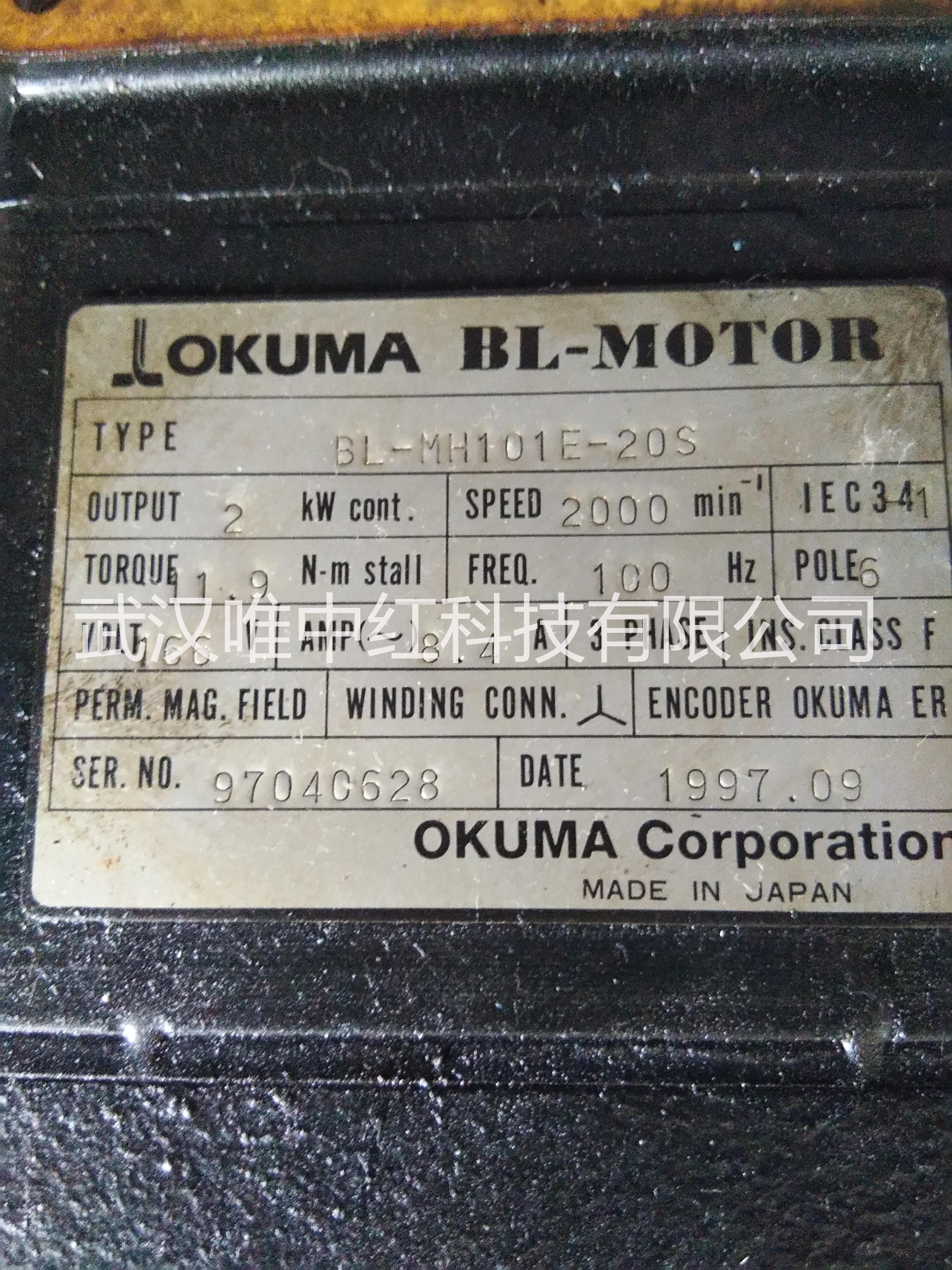 原装现货拆机大隈OKUMA奥库玛电机BL-MH101E-20S 检测完好发货图片