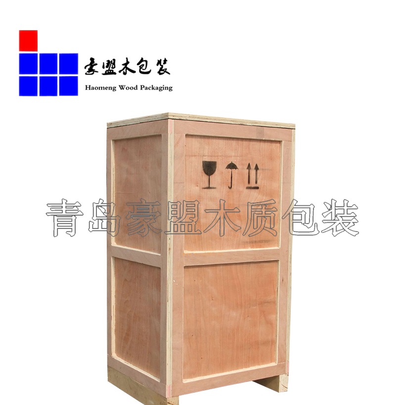 散货装箱专用的木箱托盘厂家生产定制胶合板木箱图片