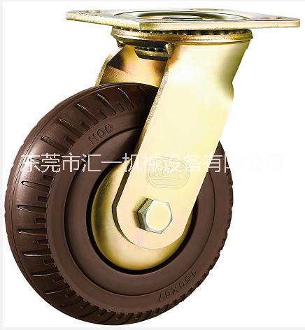 东莞市8寸万向橡胶轮厂家家具厂可用8寸万向橡胶轮 重型8寸10寸发泡橡胶脚轮