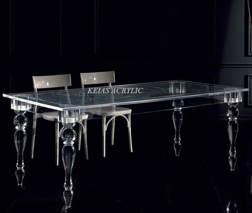 创意有机玻璃水晶桌 透明桌子批发