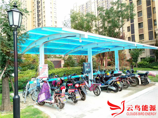 九江市小区充电站 物业投资合作 云鸟充电桩厂家提供 小区电动车充电站