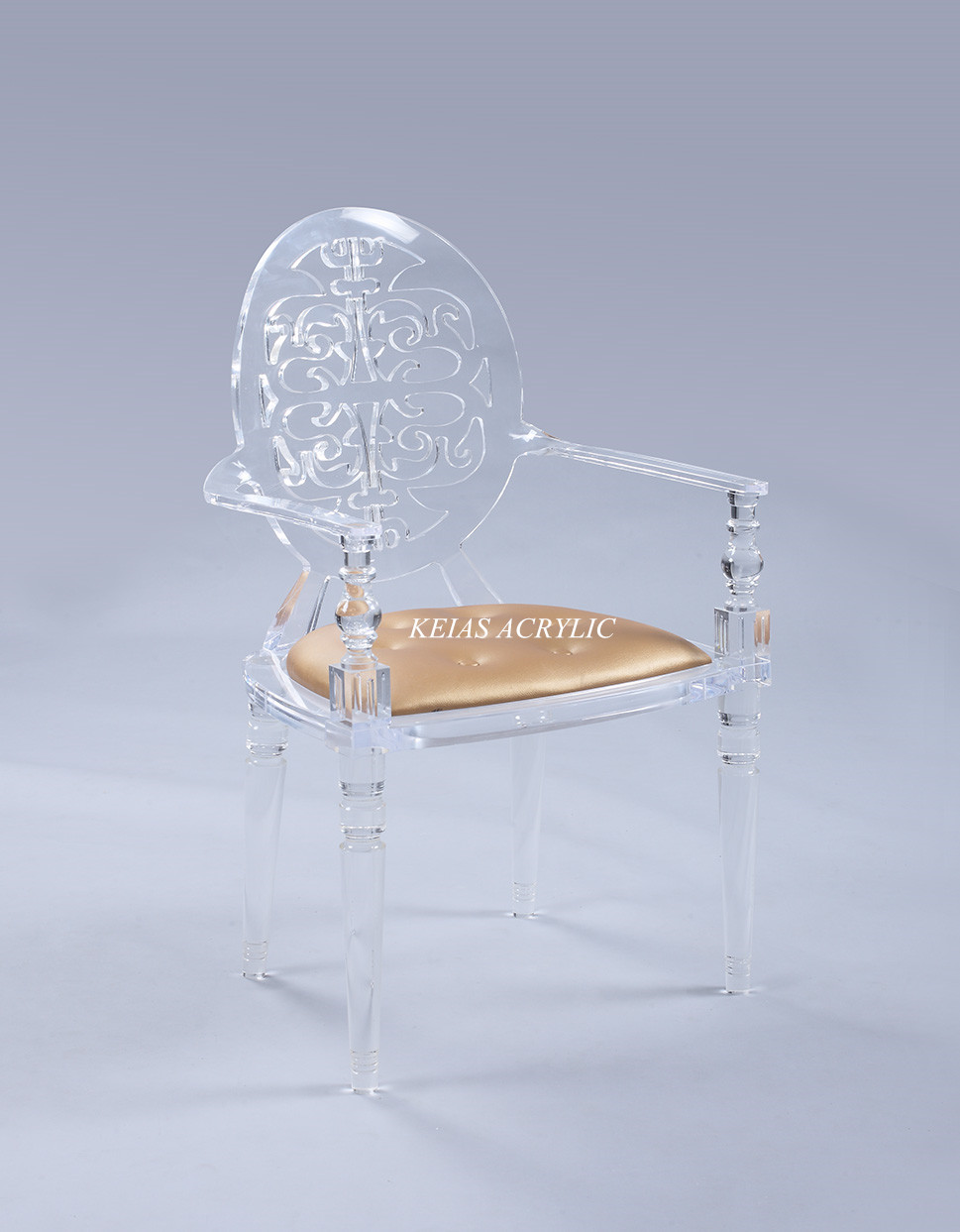 创意有机玻璃水晶椅子  透明亚克力PMMA家具椅 可加工定制