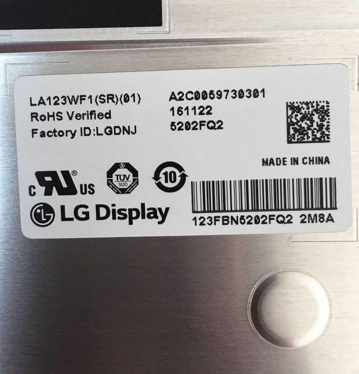 全新原装A规LG12.3寸 LA123WF1-SR01车载屏 车载工业屏