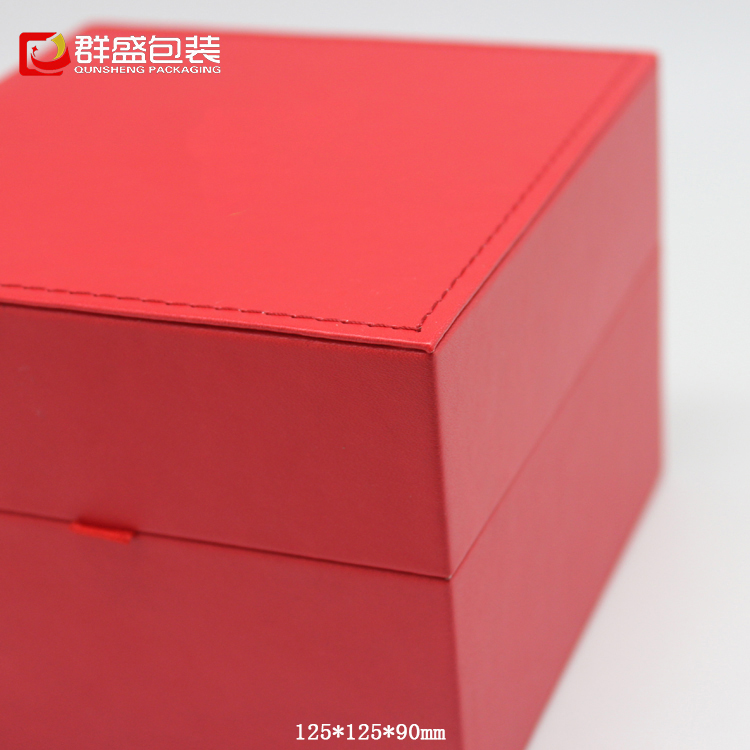 深圳市翻盖手表盒厂家手表盒生产厂家订做 红色翻盖手表包装盒 翻盖手表盒