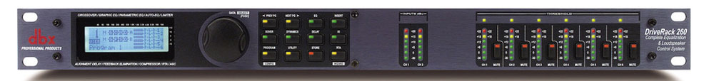 DBX DriveRack260DBX DriveRack260 音箱处理器 音频处理器  数字音频处理器