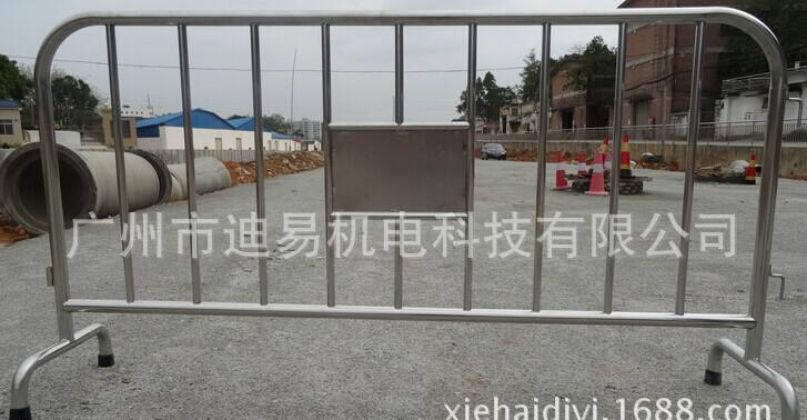 广州304不锈钢铁马护栏供应商不锈钢铁马护栏广州铁马护栏厂家定制 防撞栏