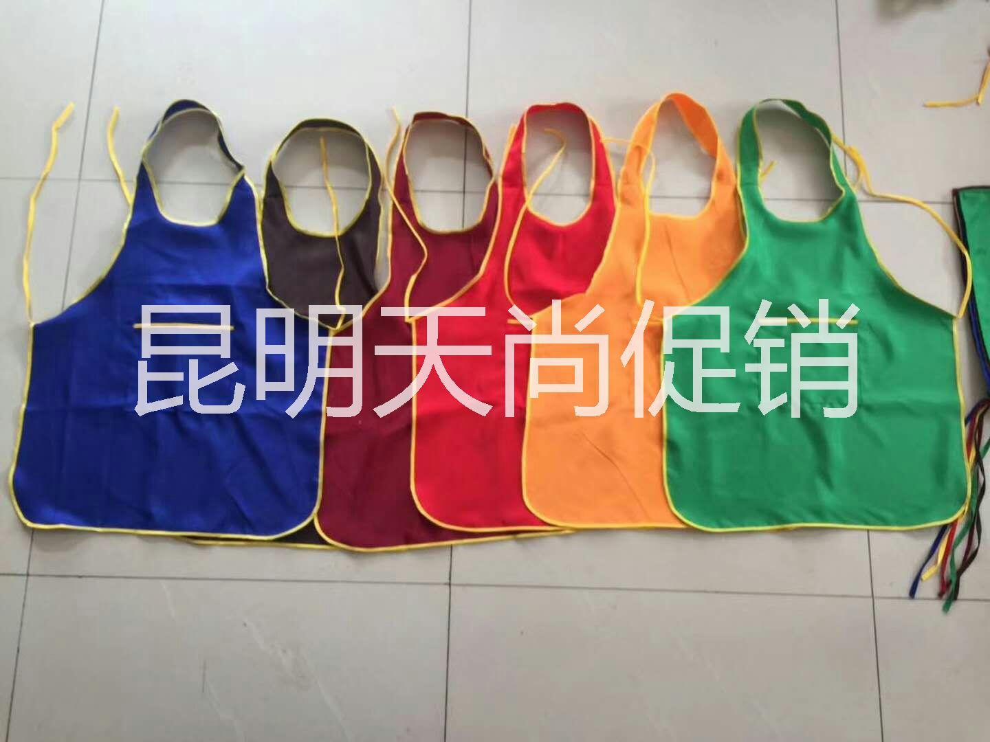 昆明广告围裙定做免费印刷厂家批发丽江工作围裙设计印logo图片