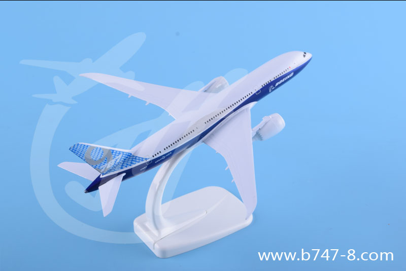 飞机模型B787-9波音原型机金属静态航模摆件促销广告礼品收藏玩具18cm