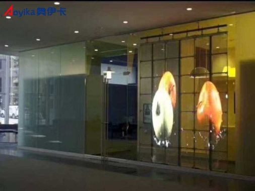 深圳市高清全彩LED透明屏厂家高清全彩LED透明屏|LED透明屏厂家【Aoyika奥伊卡】