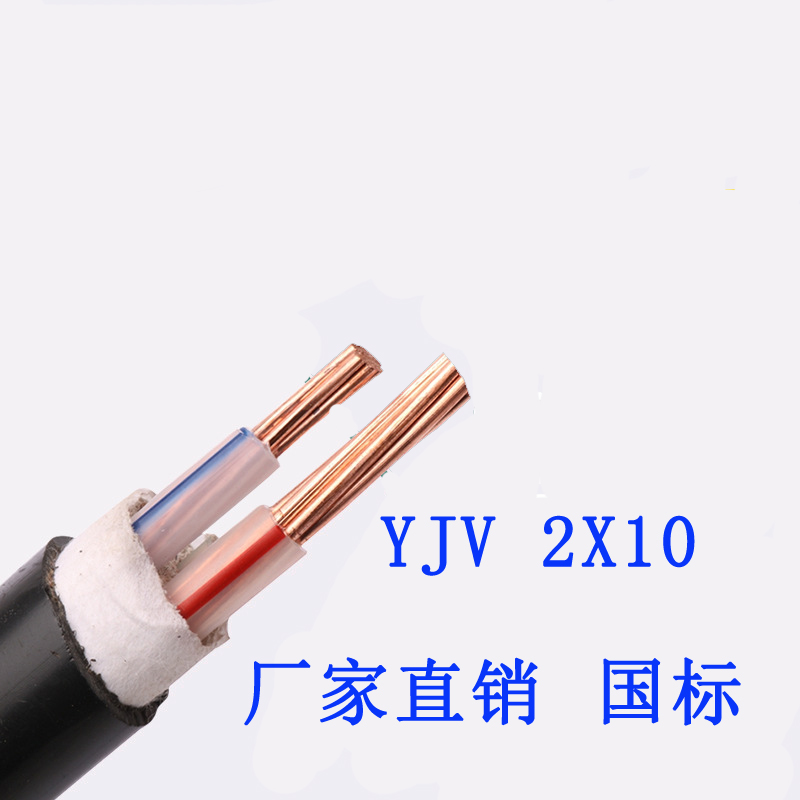 二芯室内外工程线 金环宇室内外工程线YJV二芯电缆50/70/95/120/150平方图片