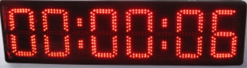 马拉松跑步比赛计时显示屏大屏电子时钟正计时倒计时
