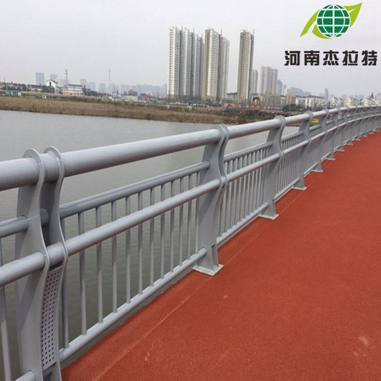 不锈钢栏杆静电氟碳喷涂立柱桥梁防撞护栏