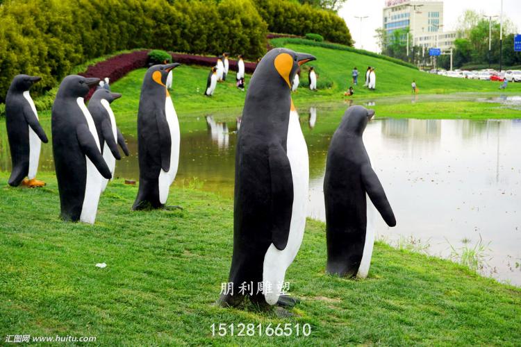 企鹅不锈钢雕塑 不锈钢企鹅雕塑 不锈钢动物雕塑厂家