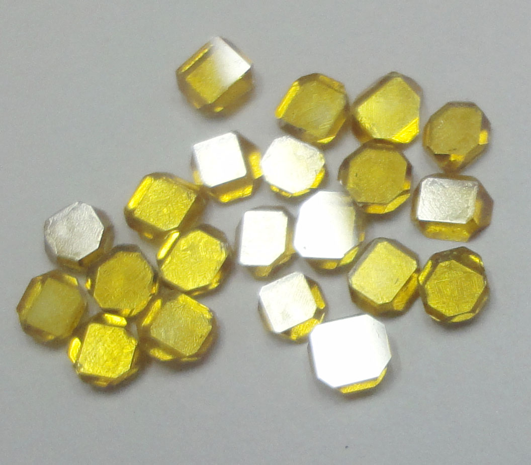 黄河旋风培育钻石白钻成品和原石和单晶片  培育钻石白钻单晶片