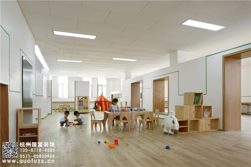 杭州幼儿园装修公司-早教中心装修设计案例-国富装饰 杭州早教中心装修设计案例