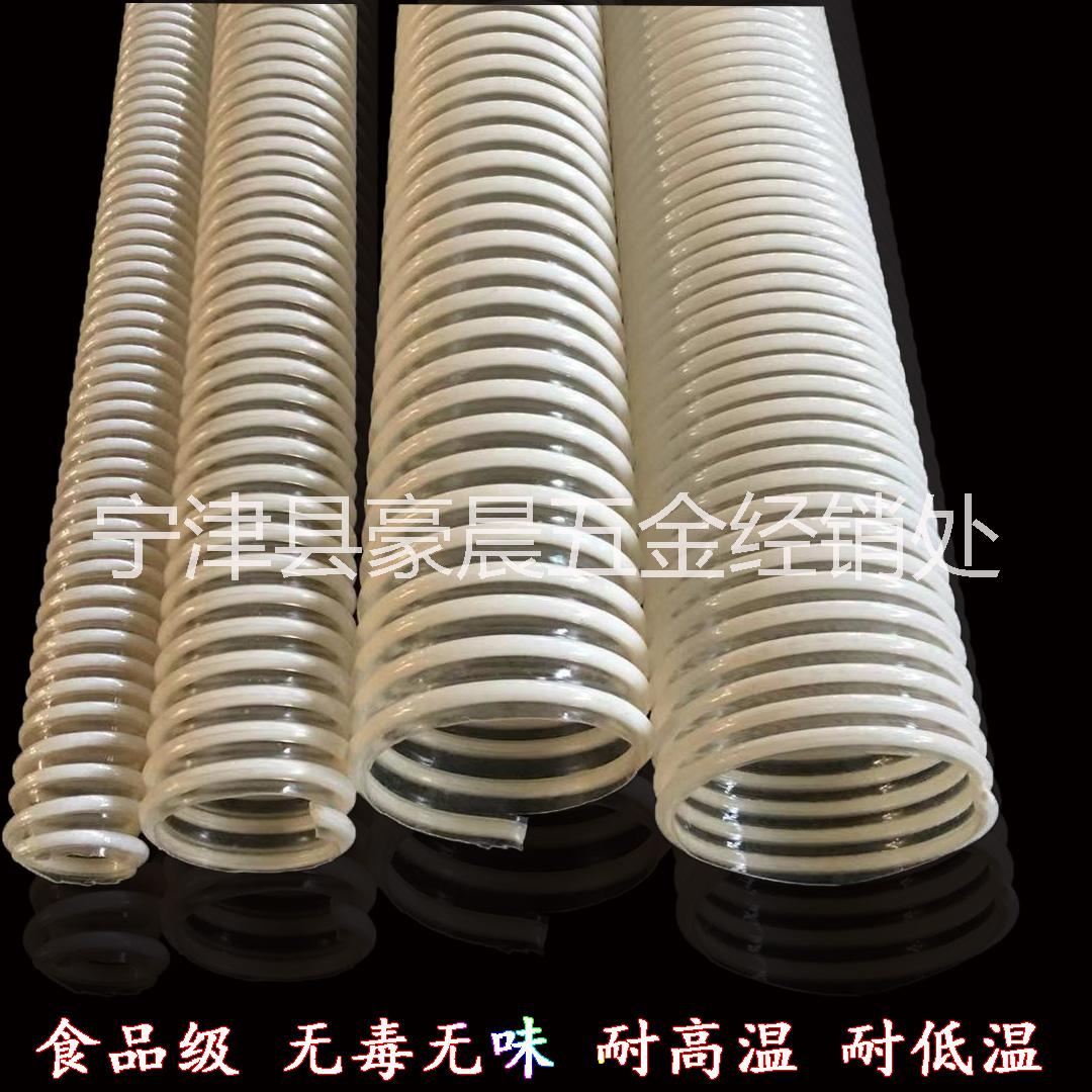 塑筋软管 防静电螺旋管陶瓷行业抽吸物料耐磨塑筋管 塑筋增强内壁平滑pu排污管