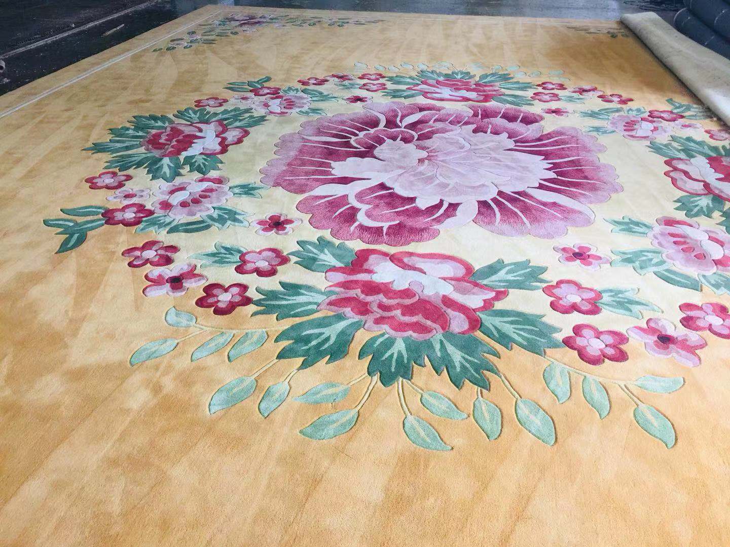贵州彩永装饰专业生产手工地毯定制 批发图片