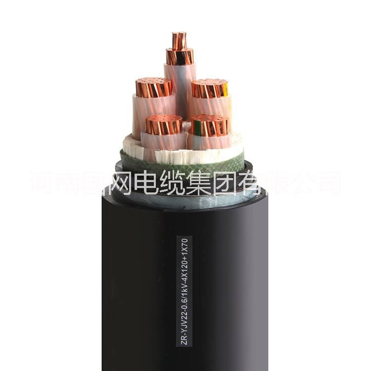 供应郑州地埋电力电缆ZRYJV22，VV22电缆型号，电缆载流量表