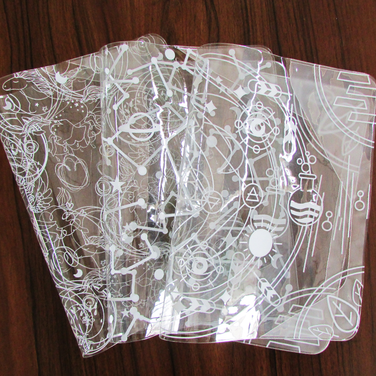 a5学生笔记本PVC书衣台湾珠友手账本适用透明封套丝印包书皮定制图片