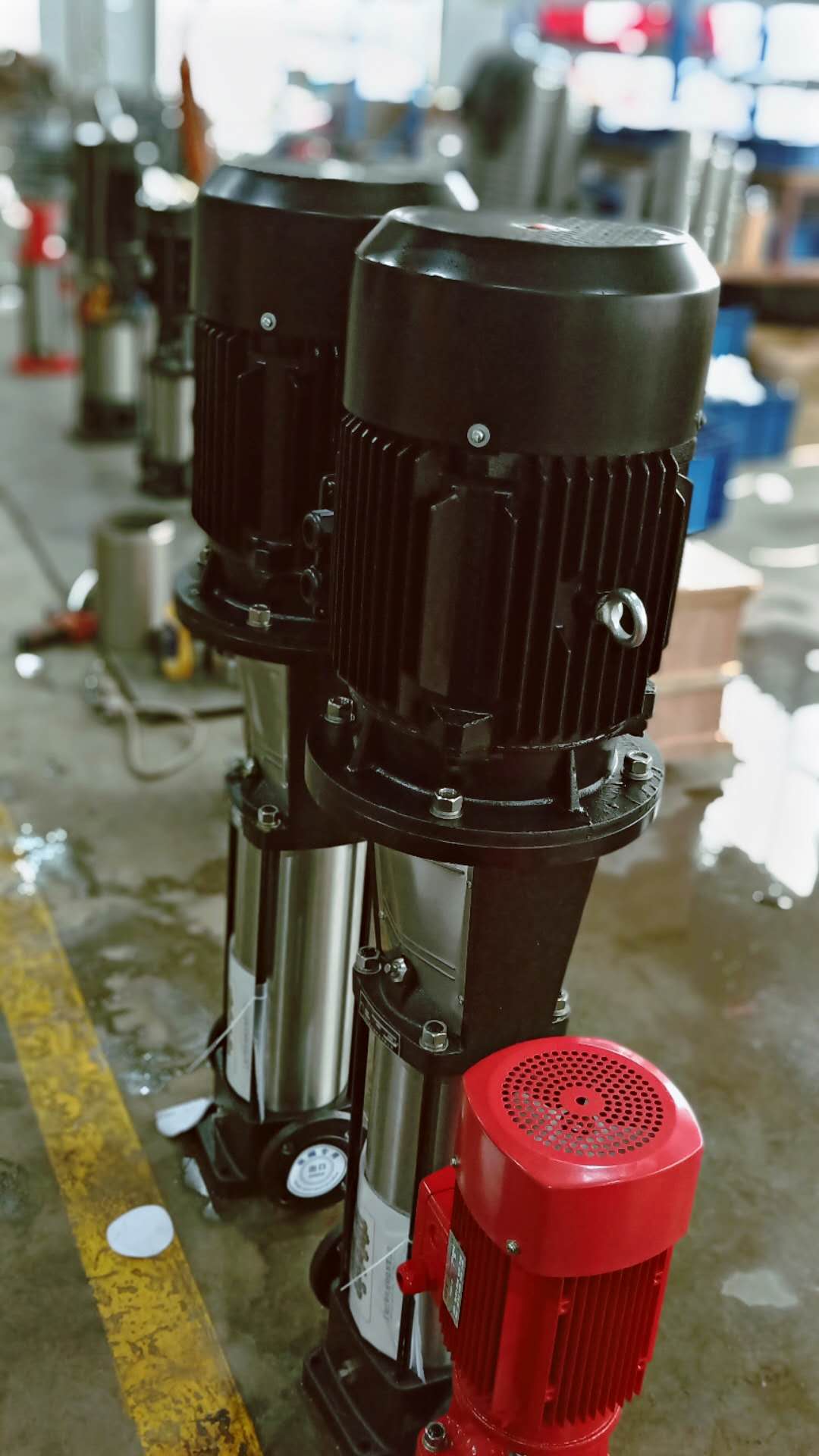 枣庄市CDL不锈钢冲压泵 32CDLF4-150承接多种不锈钢多级泵型号/厂家视频多级泵试压图片