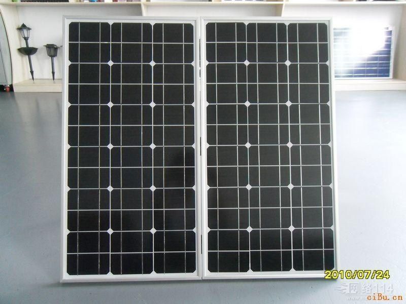 单晶硅组件100W太阳能电池板批发