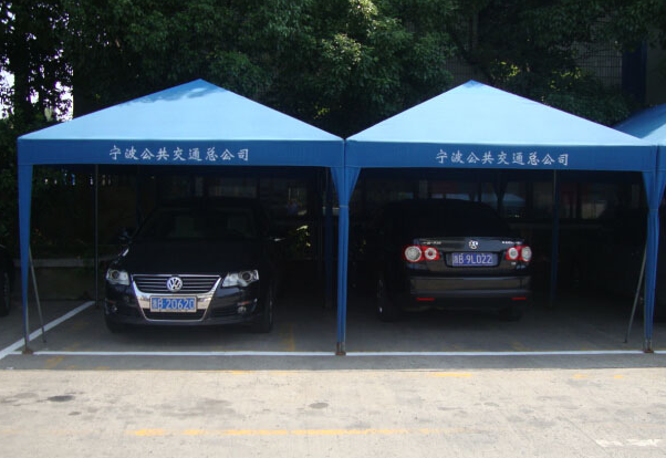 中国简易停车棚遮阳棚报价
