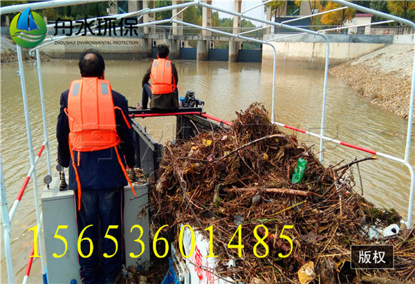 全自动清扫保洁船介绍 哪里的割草船结实耐用 河道垃圾保洁船厂家直销