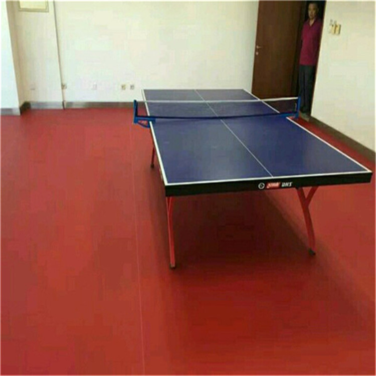 乒乓球塑胶地板 乒乓球场地地板 乒乓球专用地板