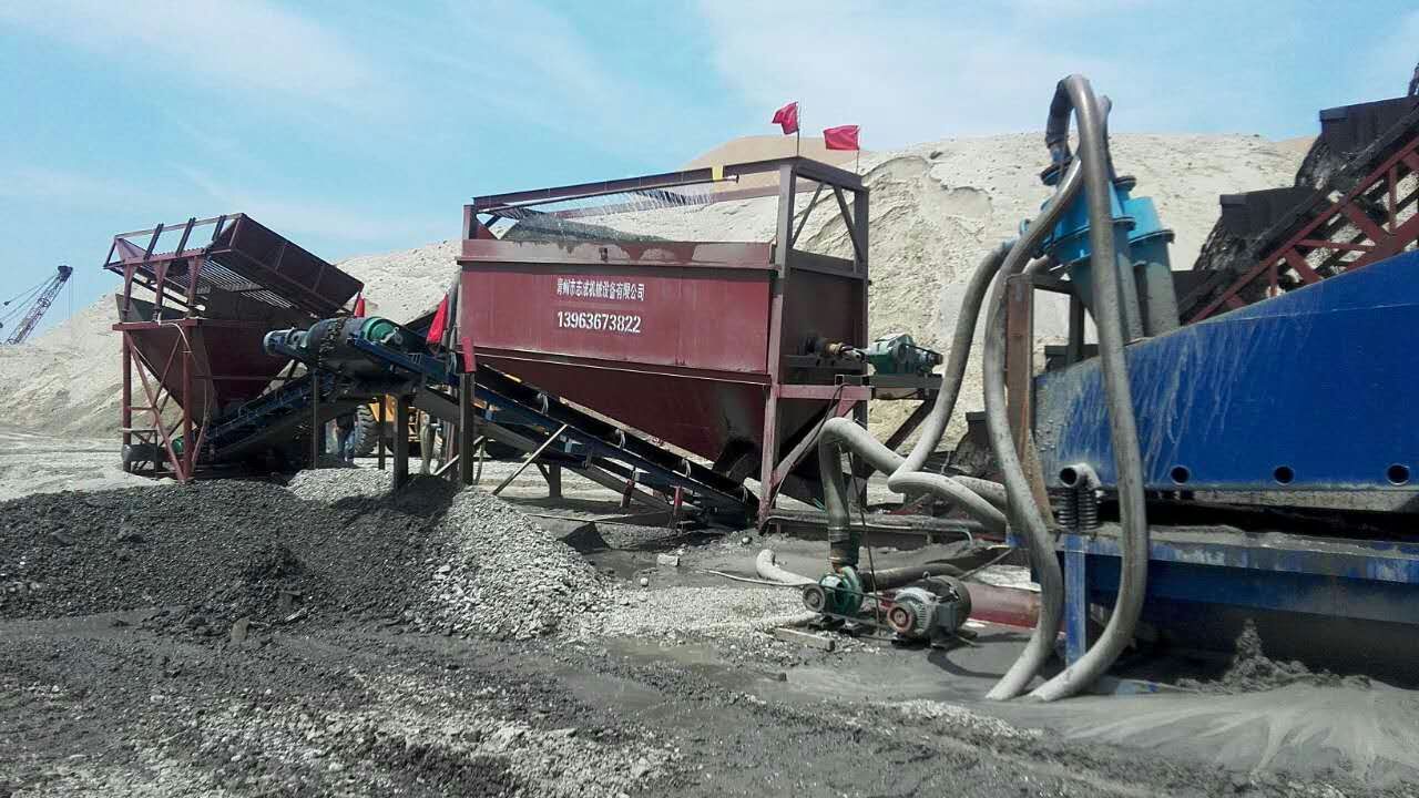志成机械时产50-200吨风化砂破碎制砂机生产线