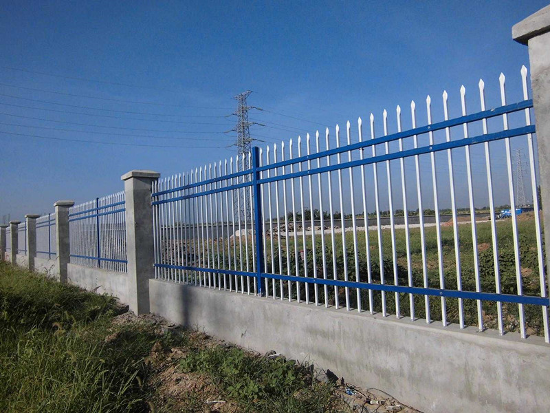 河北锌钢护栏围挡 社区工厂护栏 锌钢护栏  铁栅栏